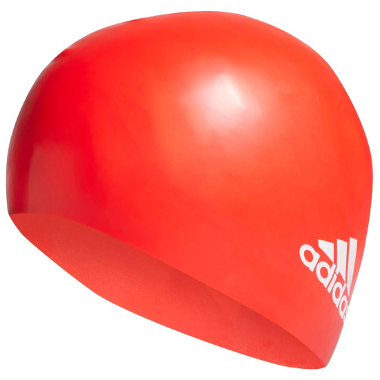 Adidas Παιδικό σκουφάκι κολύμβησης 3-Stripes Silicone Swim Cap